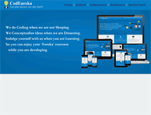 Tablet Screenshot of codeureka.com